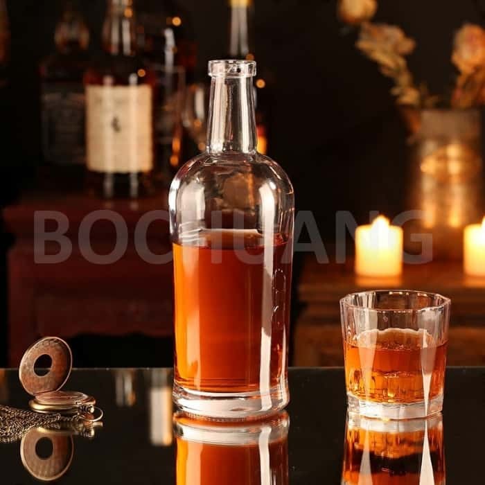 700ml Wine Glass Bottle factory