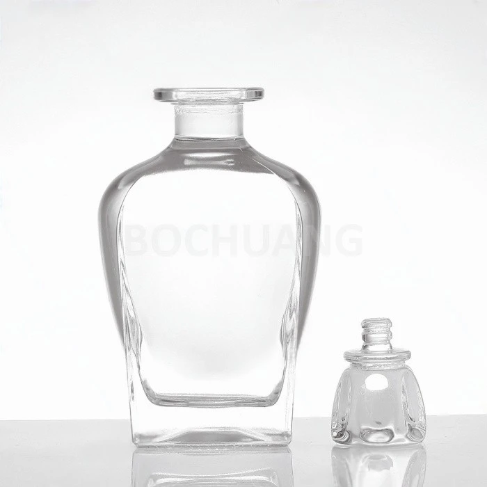 Clear Glass Spirit Bottle 700ml factory